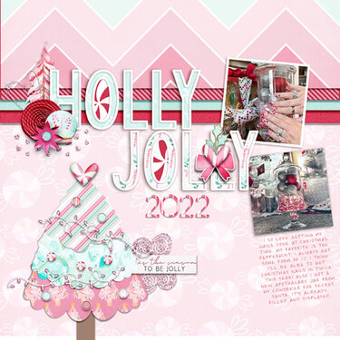 Holly jolly nails