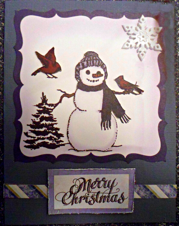 snowman card