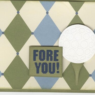 Fore You! card