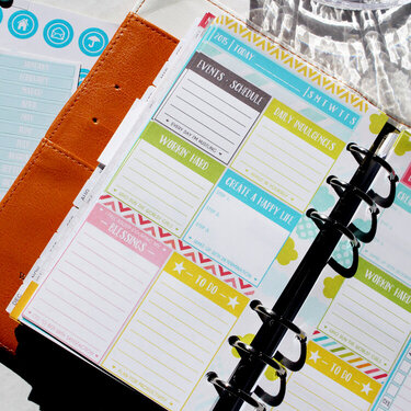 April Daily Planner Page - in my color crush planner