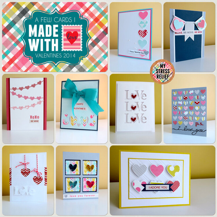 Project Life 2014 (Week 6, Day 5): Valentines Cards 2014