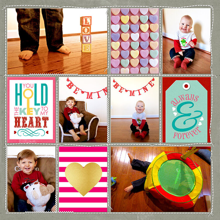 Project Life 2014 (Week 9, Day 3 - RIGHT): Valentine&#039;s Photos