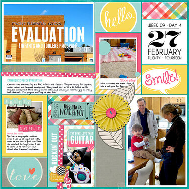 Project Life 2014 (Week 9, Day 4): Speech Evaluation