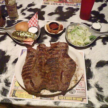 Big Texan 72oz Steak Dinner Challenge