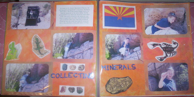 Collecting Minerals both pages