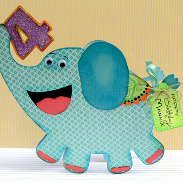 Birthday Card-Elephant