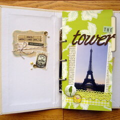 Snapshots of Paris Mini Album *inside cover & page 1*