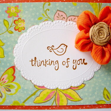 &quot;thinking of you&quot; orange blossom