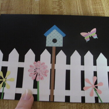 picket fence card