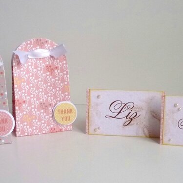 Place Cards &amp; Gift Bags