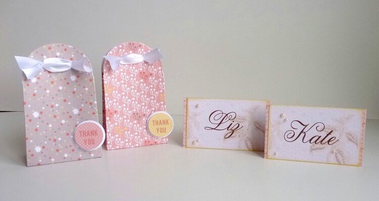 Place Cards &amp; Gift Bags
