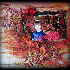 FALL LEAVES - ~Scraps of Elegance~ November Kit "Thankful"