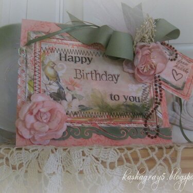 HAPPY BIRTHDAY TO YOU ~Scraps of Elegance~ Rue des Rosiers October 2013 Kit