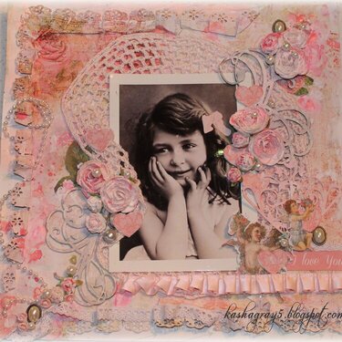 ~SCRAPS OF ELEGANCE~ Sweet Love - DT Project &quot;Delightful&quot; Kit - January 2014