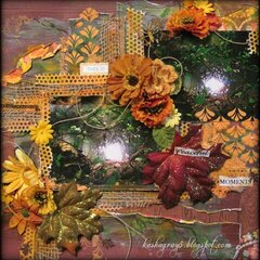 PEACEFUL MOMENTS ~Scraps of Elegance~ November Kit "Thankful"