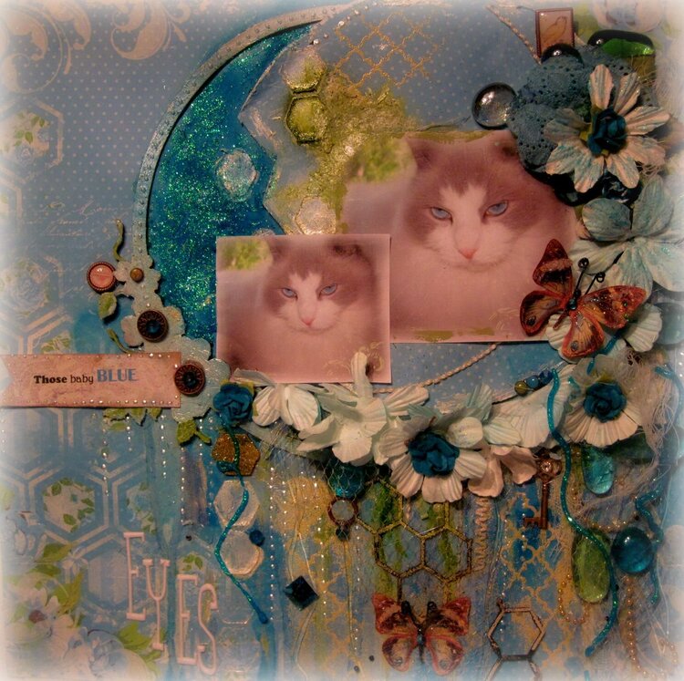 THOSE BABY BLUE EYES ~Scraps of Elegance~ July Kit - &quot;Home Sweet Home&quot; Design Team Project