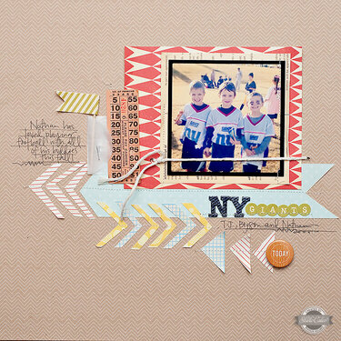 NY Giants {Studio Calico July Kit}