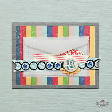 Hey You Card {Studio Calico July Kit}