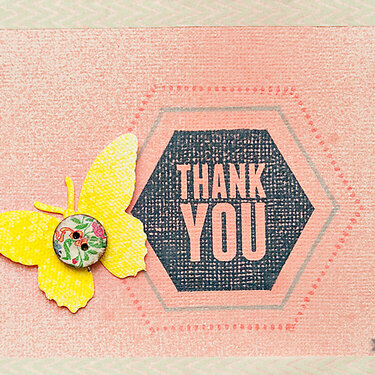 Thank You Card {Studio Calico June Kits}