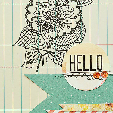 Hello Card {Studio Calico June Kits}