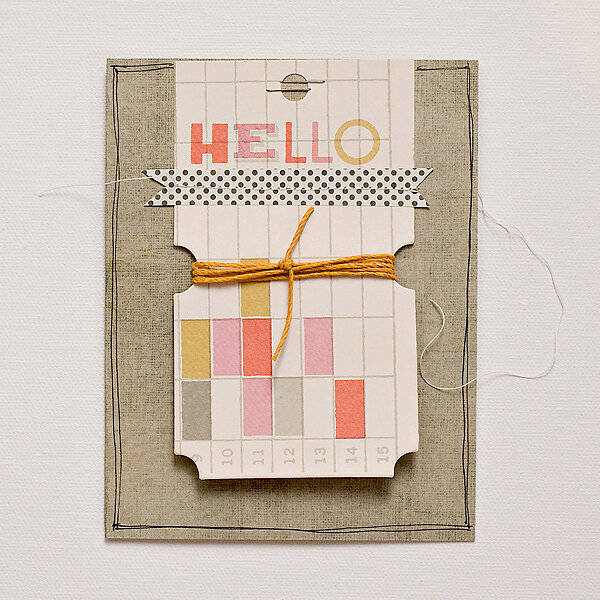 Hello Card {Studio Calico May Kit}