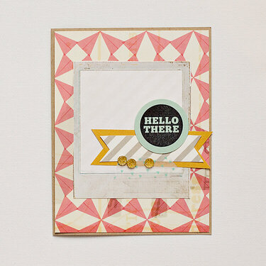Hello There Card {Studio Calico May Kit}