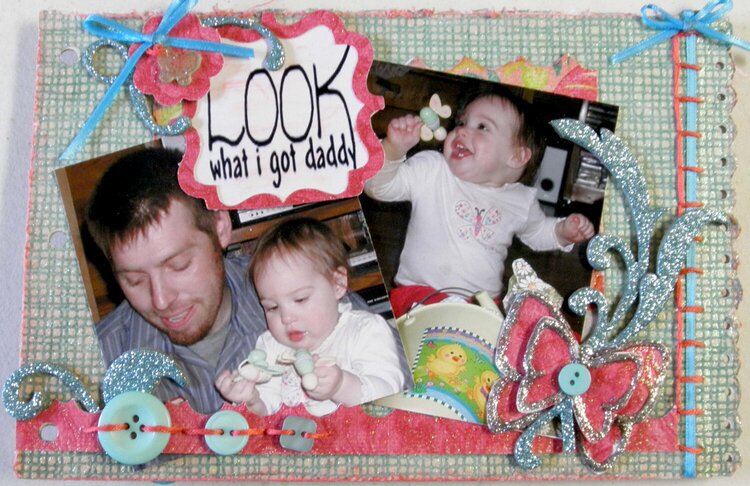Look Daddy Spring Board Book page 4