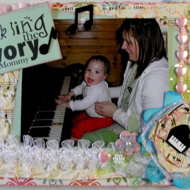 Piano with Mommy Spring Board Book page 5