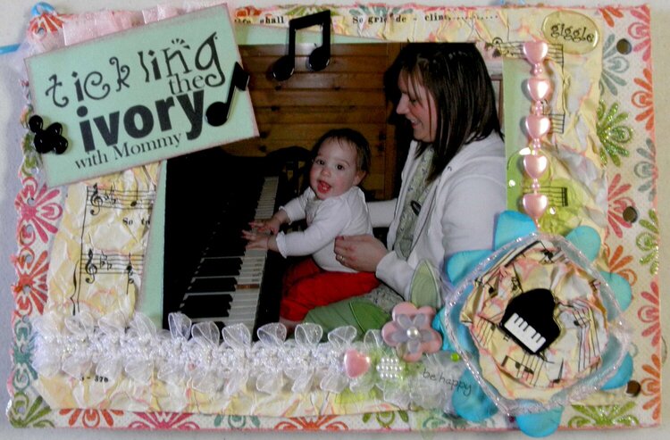 Piano with Mommy Spring Board Book page 5