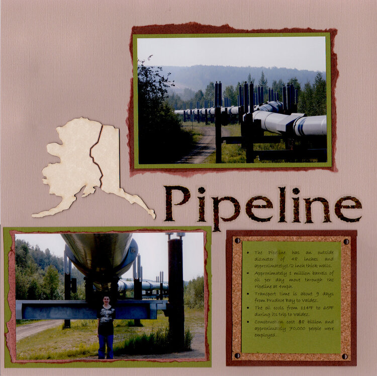 Trans Alaska Pipeline (right page)