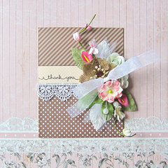 Thank You Card *Scrapbook Adhesives by 3L DT*