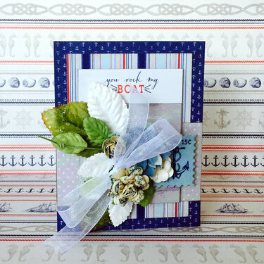 You Rock My Boat Card *Scrapbook Adhesives by 3L DT*