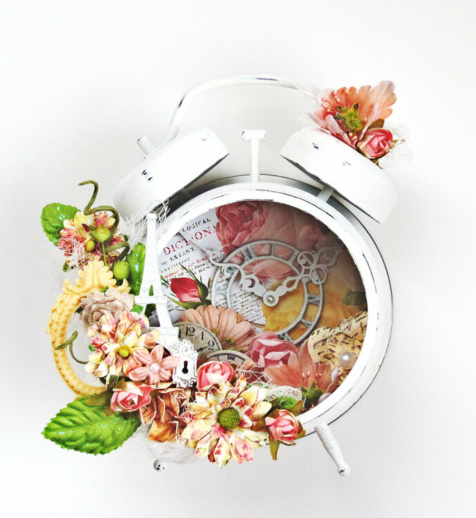 Assemblage Clock *Flying Unicorn CT*