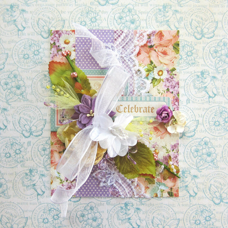 Celebrate Card *Scrapbook Adhesives by 3L DT*