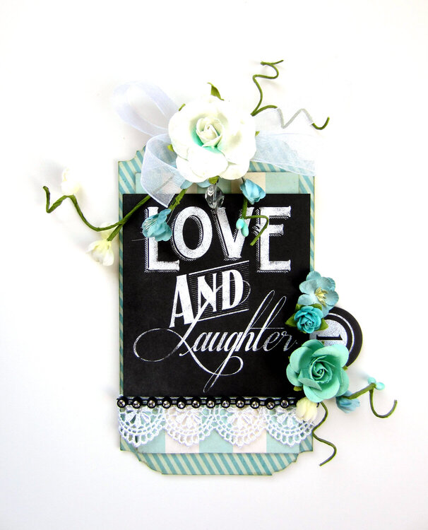 Love &amp; Laughter Tag *Scrapbook Adhesives by 3L DT*