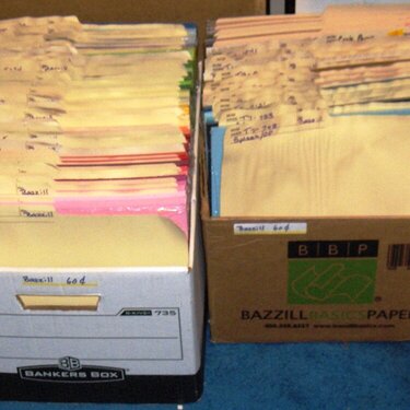 12x12 Paper storage