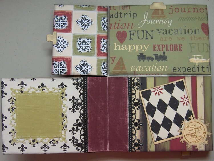 File Folder Mini Scrapbook Album