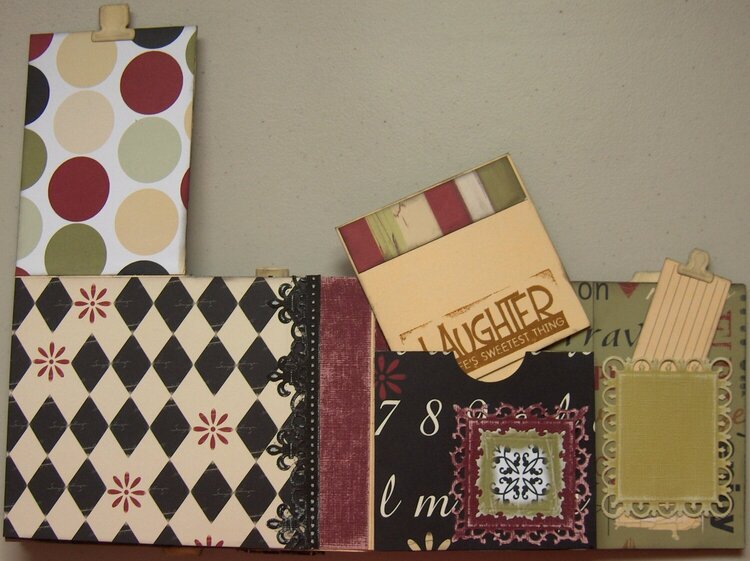 File Folder Mini Scrapbook Album