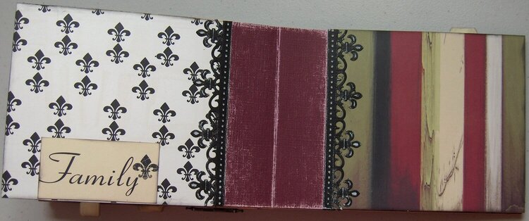 File Folder Mini Scrapbook Album