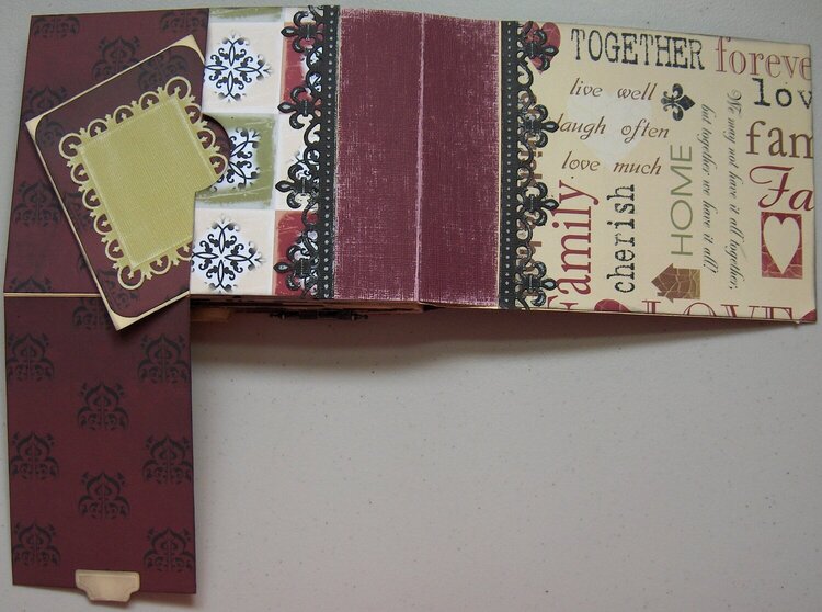 File Folder Mini Scrapbook Album