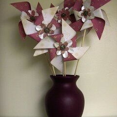 Pinwheel Paper Flower