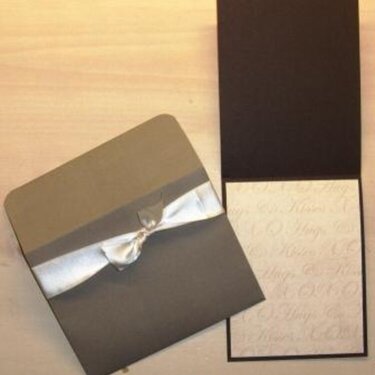 Valentine Card &amp; matching envelope 2011