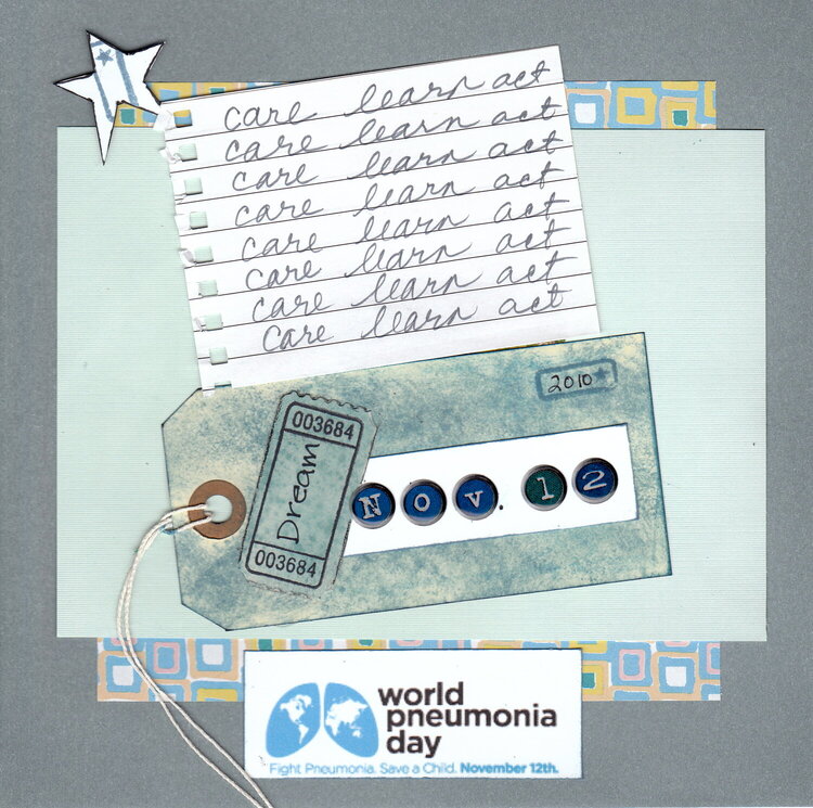 World Pneumonia Day ~ Blue Challenge