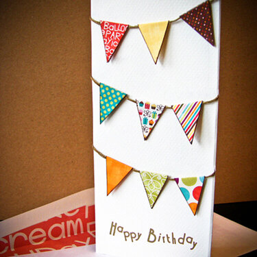 Banner Birthday Card