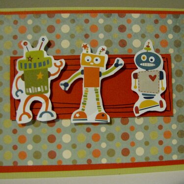 robot card