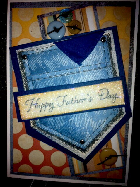 Blue Jeans Father&#039;s Day Card