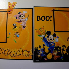 Disney Mini Album Pull Out Tabs Halloween