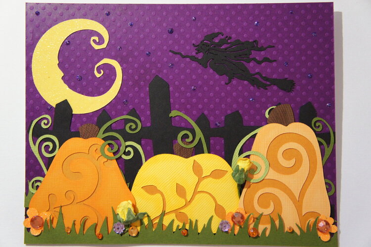 Halloween Pumpkin Card