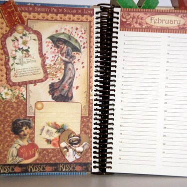 G45 Place in Time Perpetual Calendar February