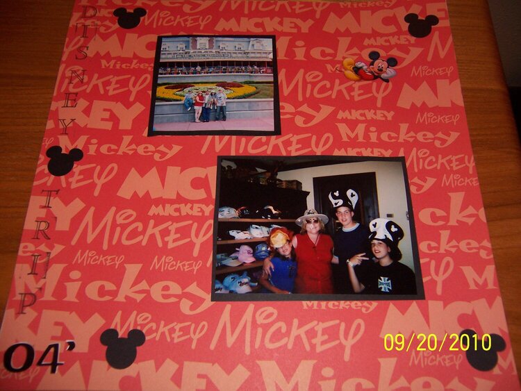 Disney Trip 2004- Cover Page